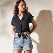 target ladies denim shorts