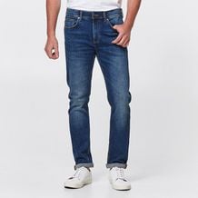 slim taper stretch jeans