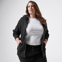 Belle Curve Zip Through Hoodie Jumper