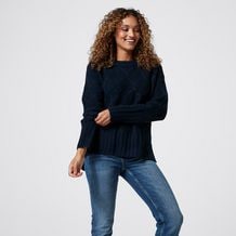 Crew Neck Cable Jumper