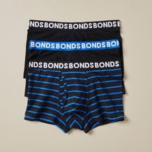Navy Blue/White Stripe