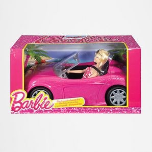 Barbie® Glam Convertible Car & Doll | Target Australia