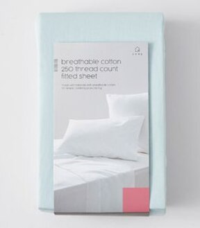 250 Thread Count Cotton Fitted Sheet