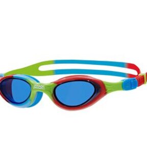 Zoggs Super Seal Junior Goggles -  Red/Blue