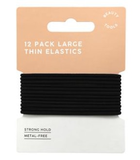 12 Pack Large Thin Elastics