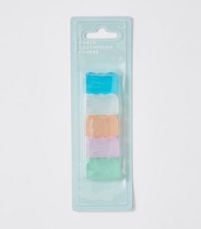 5 Pack Toothbrush Covers - Multicoloured