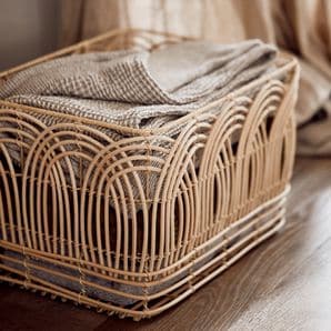 Rattan Rectangle Storage Basket