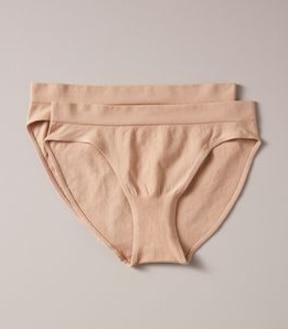 2 Pack Cotton Seamfree Bikini Briefs