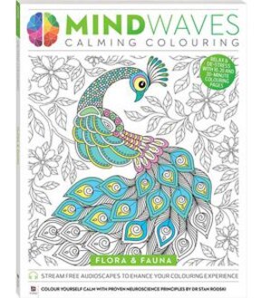 Mindwaves Calming Colouring: Flora & Fauna