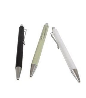Paper Crane Retractable Metal Pens - 3 Pack