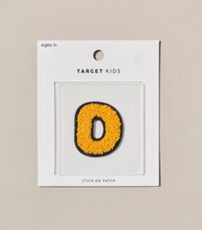 Stick on Patch - Letter