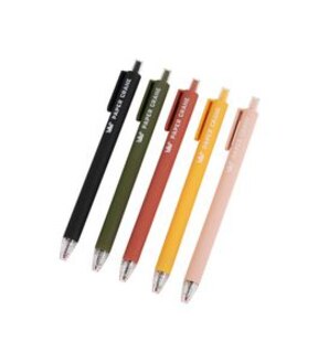 Paper Crane Retractable Ballpoint Pens - 5 Pack