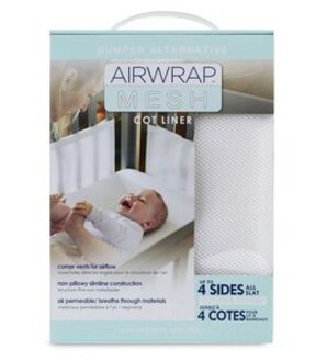 AIRWRAP  Cot Liner Mesh 4 Sides - White