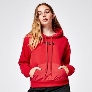 Fila Urban Celeste Hoodie Jumper - Red | Target Australia