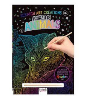 Scratch Art Creations: Amazing Animals