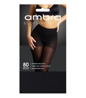 Ambra 1 Pack 80 Denier Bodyshaping Tights - Black