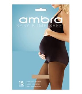 Ambra 1 Pack 15 Denier Baby Bump Sheer Pantyhose