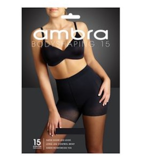 Ambra 1 Pack 15 Denier Bodyshaping Pantyhose - Black