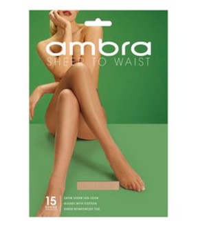 Ambra 1 Pack 15 Denier Sheer To Waist Pantyhose - Natural