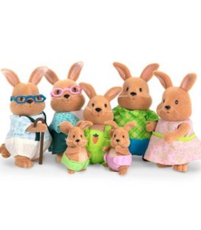 Li'l Woodzeez Rabbit Family Set