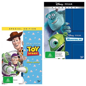 toy story monsters inc dvd