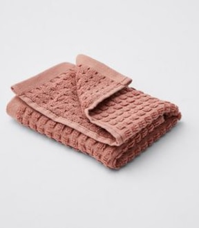 Waffle Cotton Bamboo Face Washer