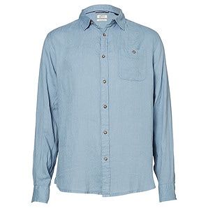 Men's Long Sleeve Linen Shirt - Blue | Target Australia