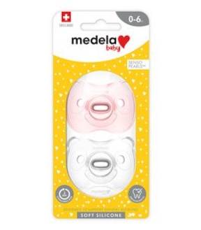 Medela Soft Soother Duo Pink - 0-6 Months