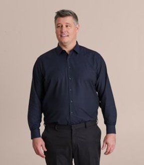 Man Plus Textured Business Shirt
