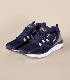 Mens Fila Livorno II  Sneakers - Navy/Silver