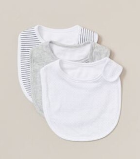 3 Pack bub. Organic Cotton Jersey Bibs