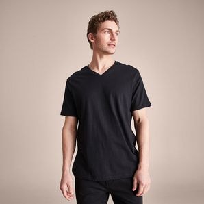 Organic Cotton V-Neck T-Shirt | Target Australia