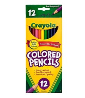 Crayola Coloured Pencils - 12 Pack