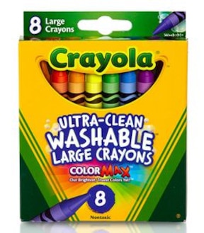 Crayola Large Washable 8 Pack Crayons
