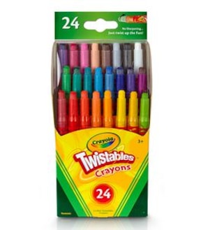 Crayola 24 Pack Twistables Mini Crayons
