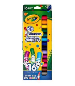 Crayola Pip Squeaks 16 Pack Washable Markers