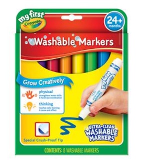 Crayola My First 8 Pack Washable Round Nib Markers