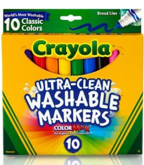 Crayola 10 Pack Ultra-Clean Washable Markers