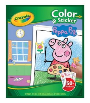 Crayola Peppa Pig Colour & Sticker