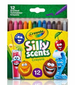 Crayola Creations Silly Scents Mini Twistables Scented Crayons - 12 Pack