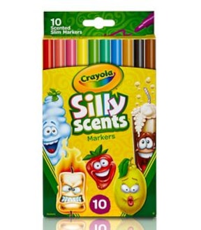 Crayola Silly Scents Slim Markers - 10 Pack