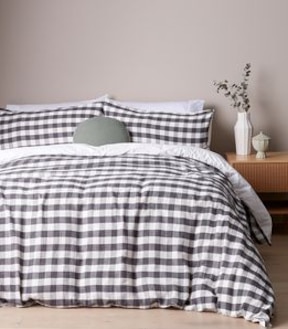 Caine Check Quilt Cover Set