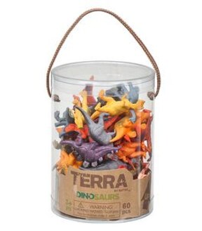 Terra Dinosaurs In A Tube - 60 Pieces