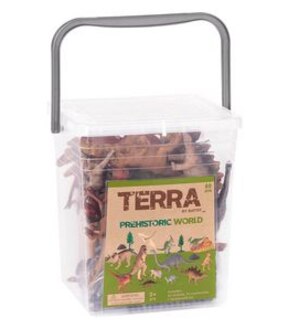 Terra Prehistoric World In A Bucket - 60 Pieces