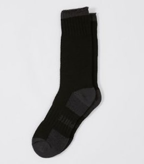 Graphite 2 Pack Bamboo Outdoor Socks - Black