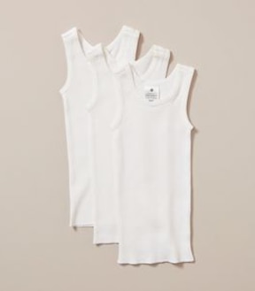 3 Pack Baby Organic Cotton Vests