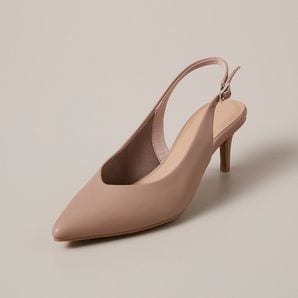 W DARLA V NUDE SLING BACK DRESS HEEL SIZE 6-11 | Target Australia