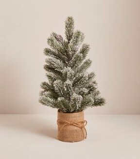 Tabletop Frosted Christmas Tree