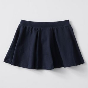 navy knee length skorts