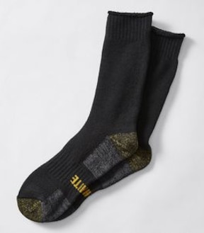 Graphite 2 Pack Cotton Blend Outdoor Socks - Black